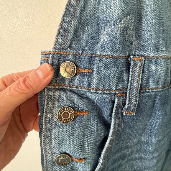 Hidden Jeans Bailey Boyfriend Classic Blue Women's Denim Overalls - Picture 10 of 13